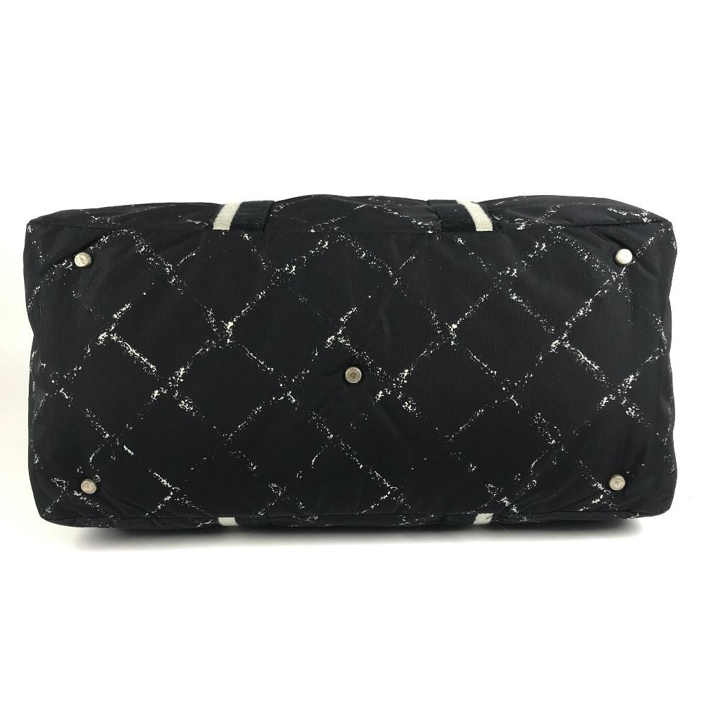 Chanel Boston Bag Nylon Black — view 5