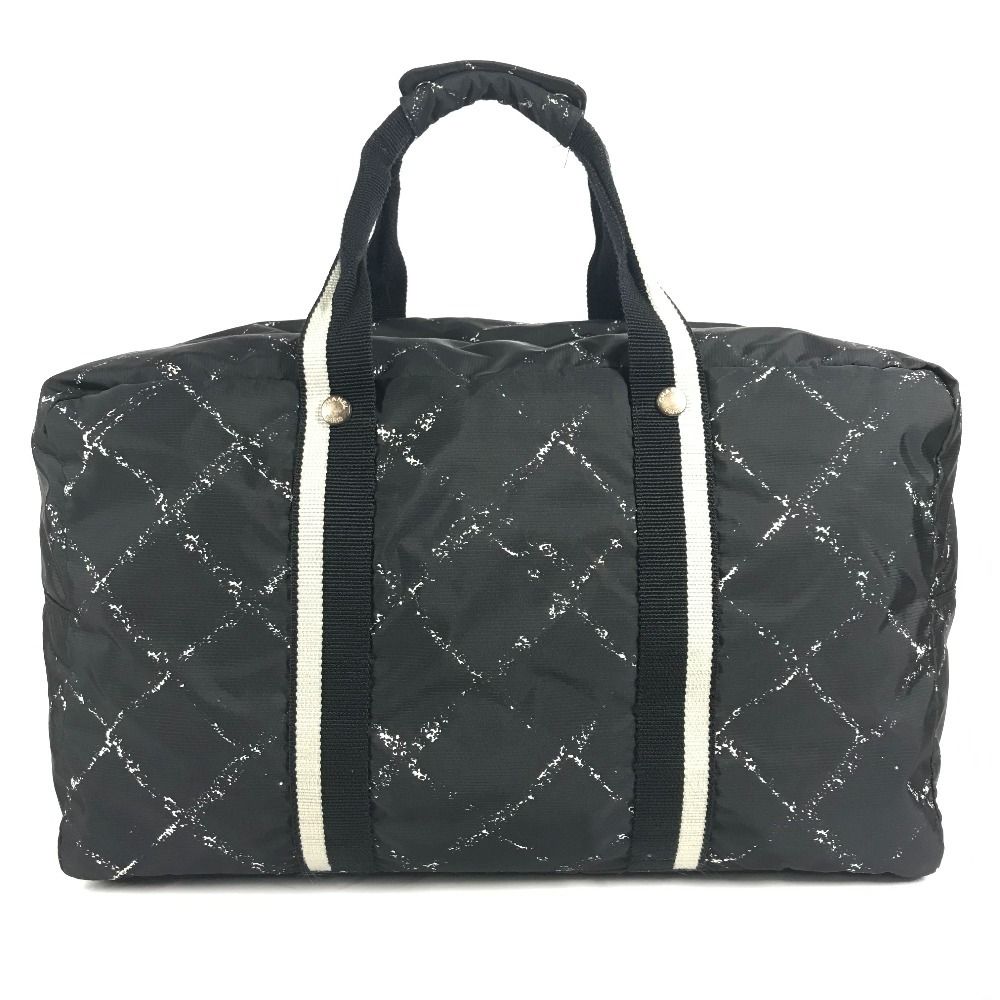 Chanel Boston Bag Nylon Black — view 2