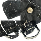 Chanel Boston Bag Nylon Black — view 7