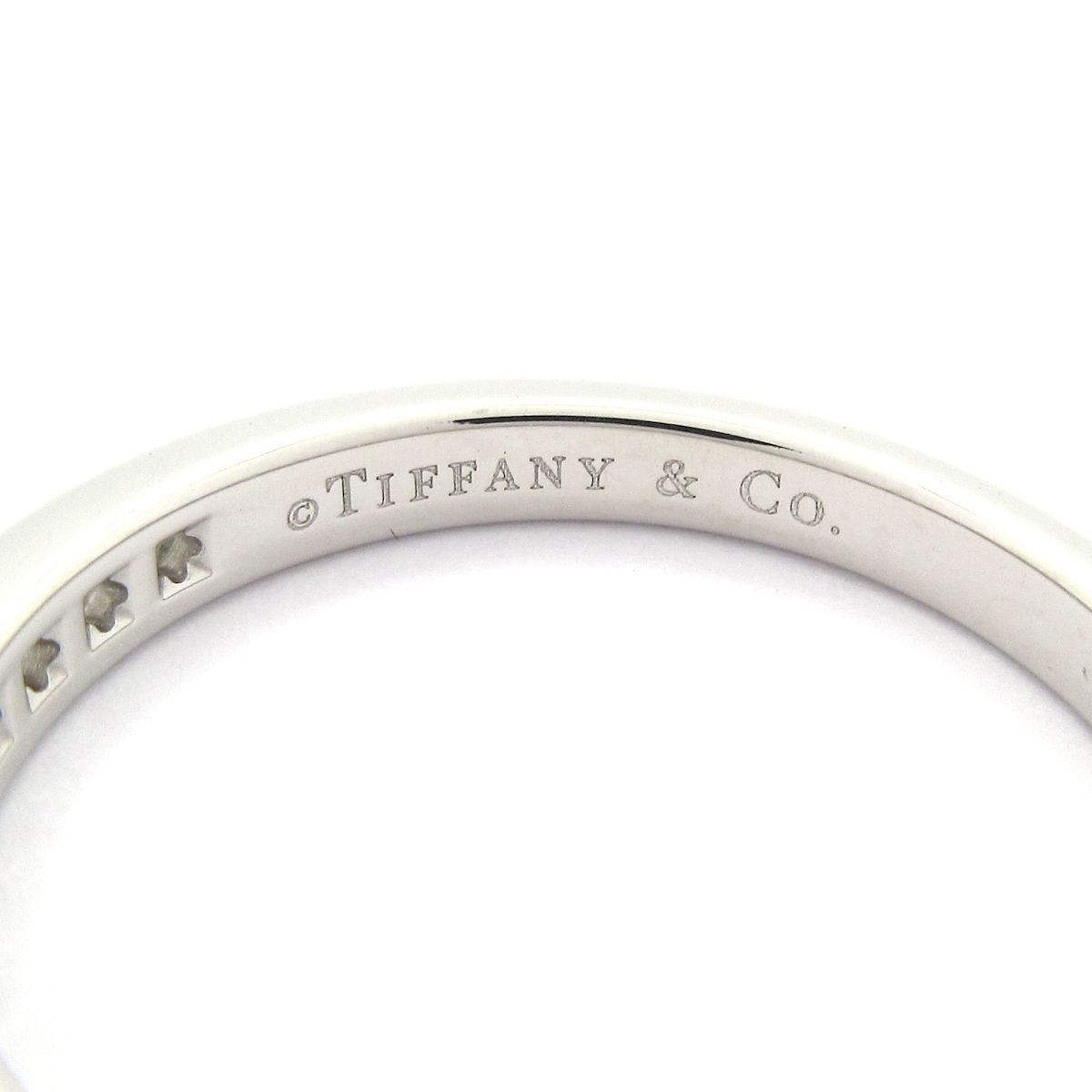 Tiffany & Co Ring Diamond Wedding Band Half — view 5