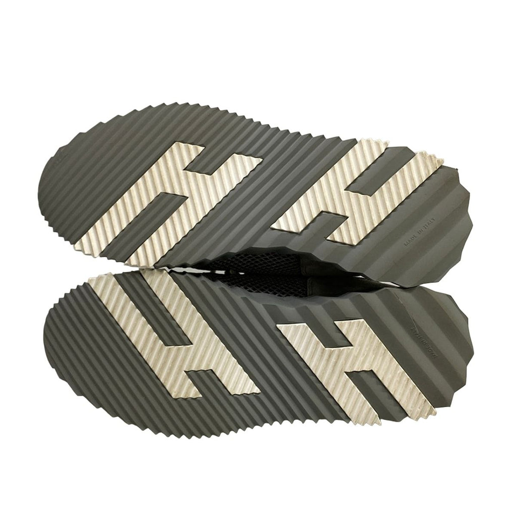 Hermes Sneakers 40 Bouncing Gray White Mesh Graphic Chevre Velour — view 8