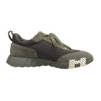 Hermes Sneakers 40 Bouncing Gray White Mesh Graphic Chevre Velour — view 2