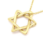 Tiffany & Co Necklace Star of David 18k Yellow Gold