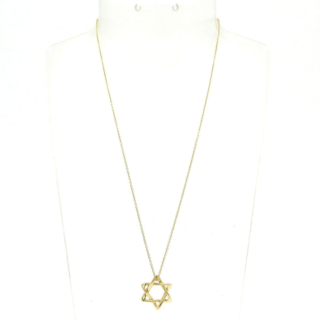 Tiffany & Co Necklace Star of David 18k Yellow Gold — view 2