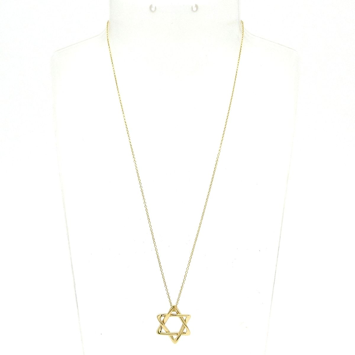 Tiffany & Co Necklace Star of David 18k Yellow Gold — view 2