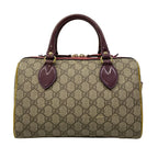 Gucci Handbag GG Supreme Beige Ebony Multi Leather