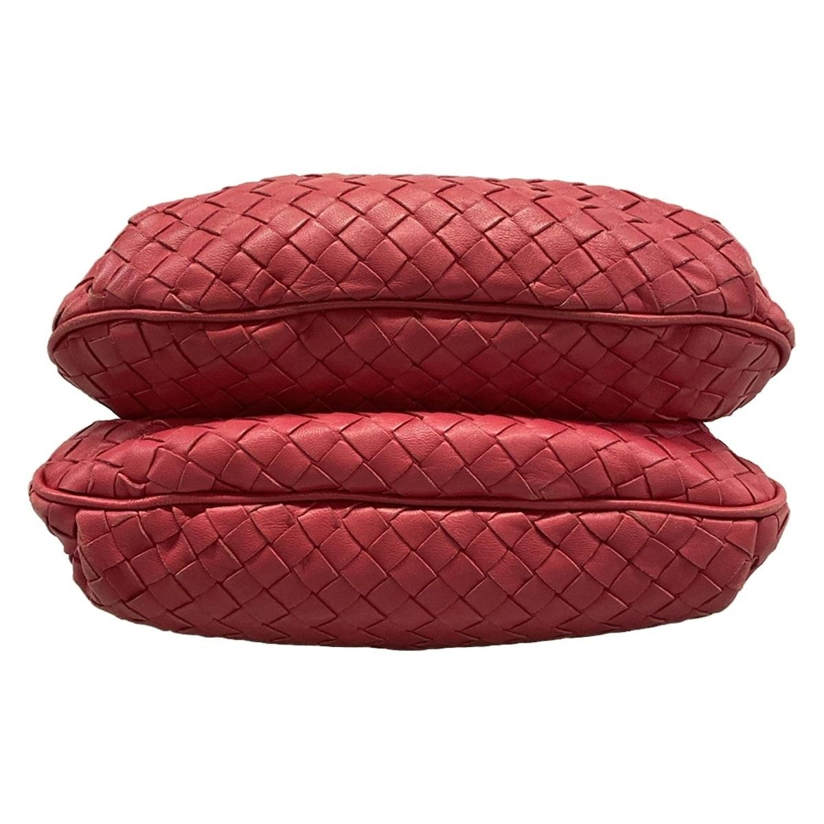 Bottega Veneta Shoulder Bag Intrecciato Pink Drawstring Leather — view 5