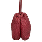 Bottega Veneta Shoulder Bag Intrecciato Pink Drawstring Leather — view 2