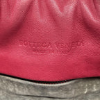 Bottega Veneta Shoulder Bag Intrecciato Pink Drawstring Leather — view 9