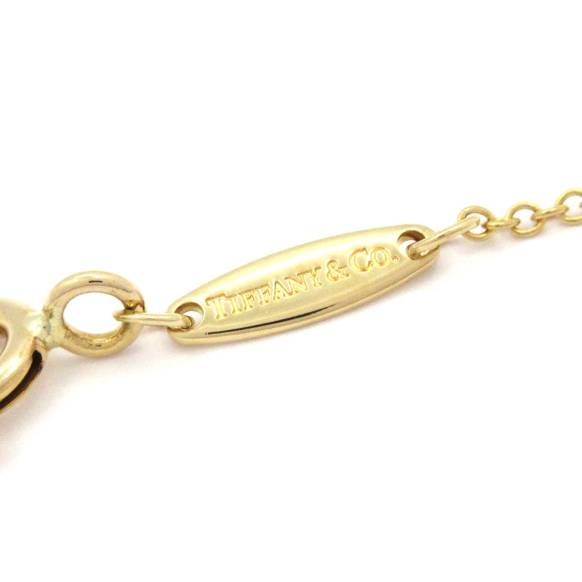 Tiffany & Co Necklace by the Yard 18k Yellow Gold Diamond 0.15 Carat — view 5