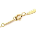 Tiffany & Co Necklace by the Yard 18k Yellow Gold Diamond 0.15 Carat — view 4