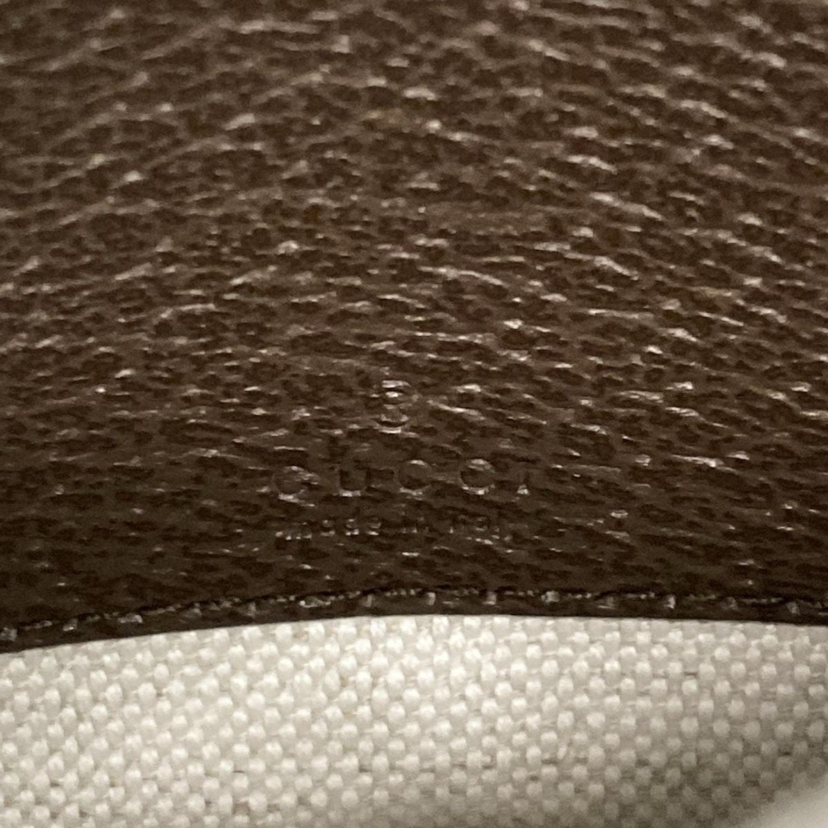 Gucci Waist Pouch Interlocking GG Plus Supreme Dark Brown Beige Leather — view 9