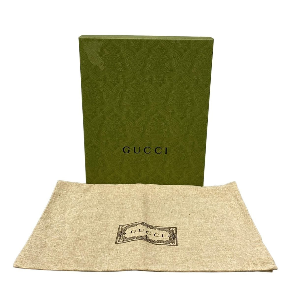 Gucci Waist Pouch Interlocking GG Plus Supreme Dark Brown Beige Leather — view 8