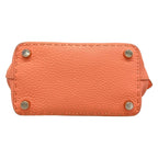 Fendi Handbag Mini Adeleselleria Pink Beige Leather — view 5