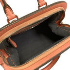 Fendi Handbag Mini Adeleselleria Pink Beige Leather — view 7