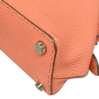 Fendi Handbag Mini Adeleselleria Pink Beige Leather — view 6