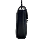 Chanel Shoulder Bag Quilted Black Smartphone Pochette Chain Lambskin — view 2