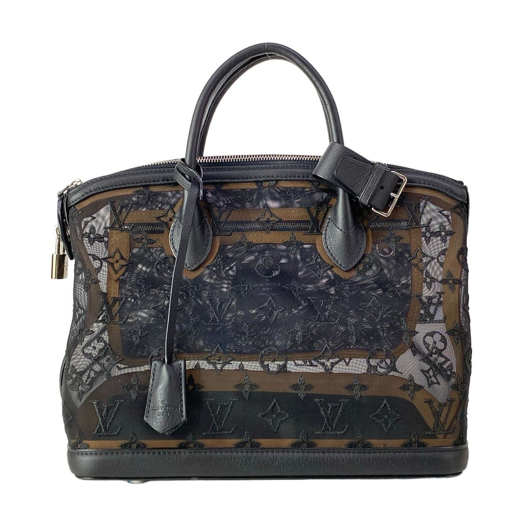 Louis Vuitton Handbag Monogram Lockit Black