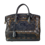 Louis Vuitton Handbag Monogram Lockit Black
