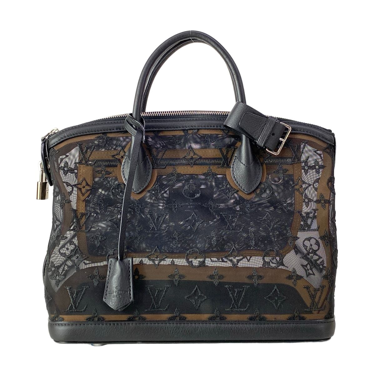 Louis Vuitton Handbag Monogram Lockit Black