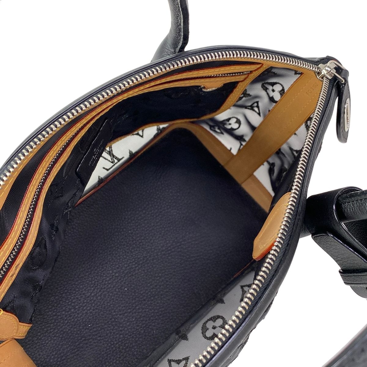 Louis Vuitton Handbag Monogram Lockit Black — view 7