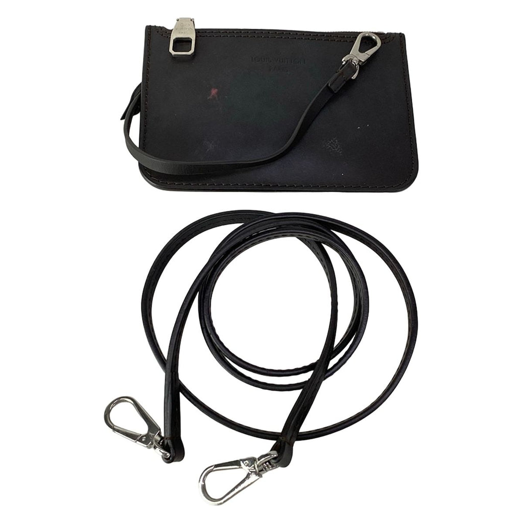 Louis Vuitton Tote Mahina Hina PM Noir Leather Cowhide — view 8