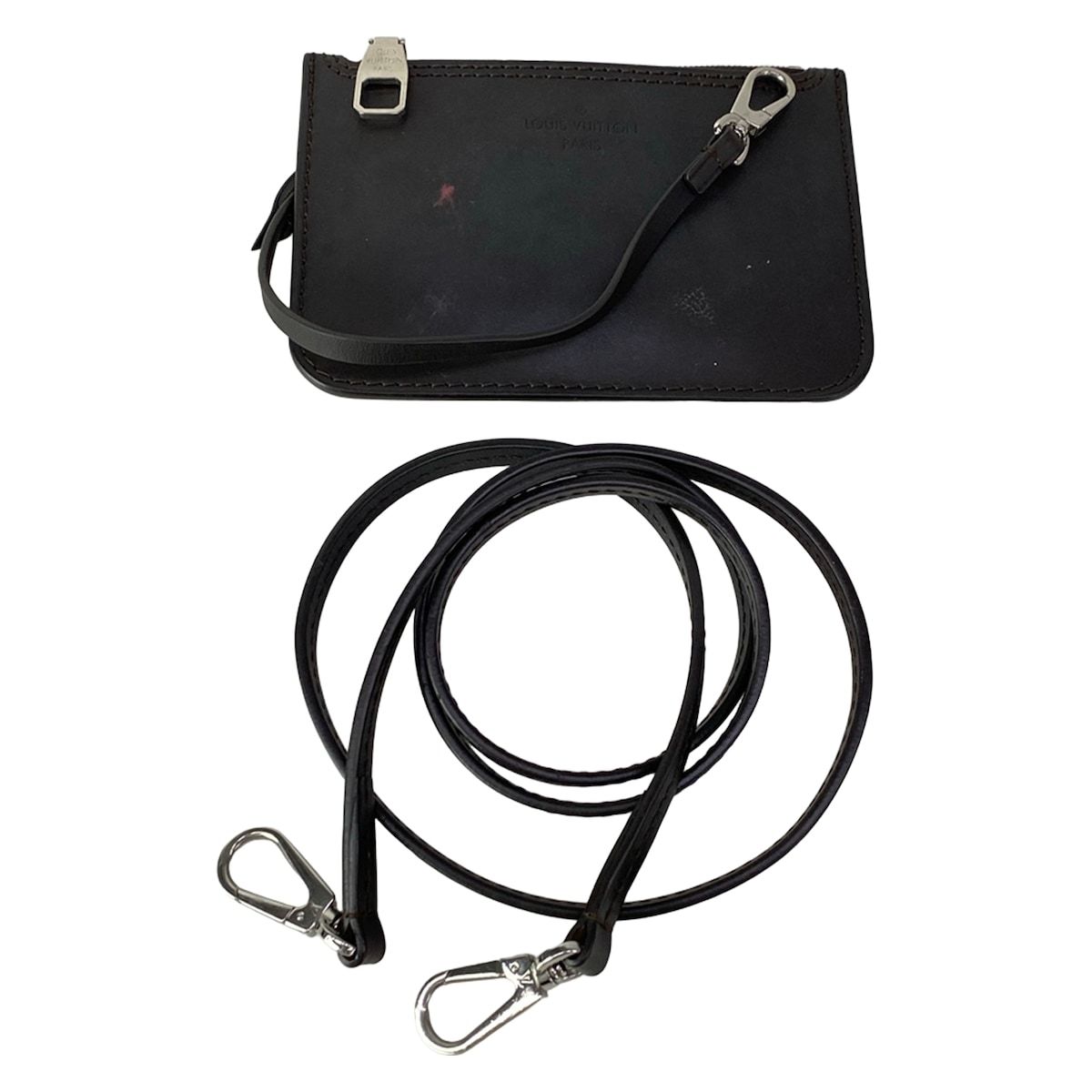 Louis Vuitton Tote Mahina Hina PM Noir Leather Cowhide — view 8