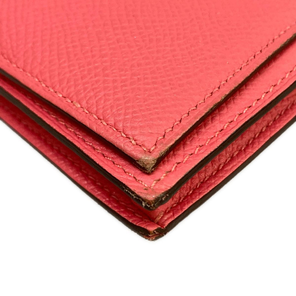 Hermes Wallet Bearn Souffle Pink Silver — view 6
