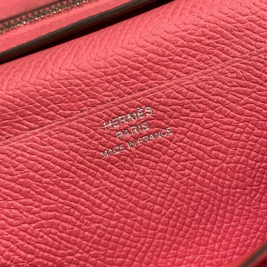 Hermes Wallet Bearn Souffle Pink Silver — view 5