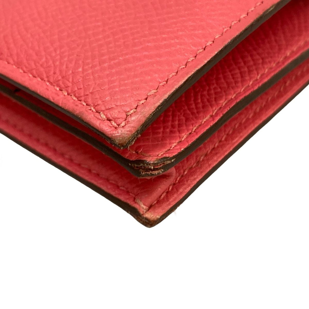 Hermes Wallet Bearn Souffle Pink Silver — view 7