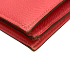 Hermes Wallet Bearn Souffle Pink Silver — view 7