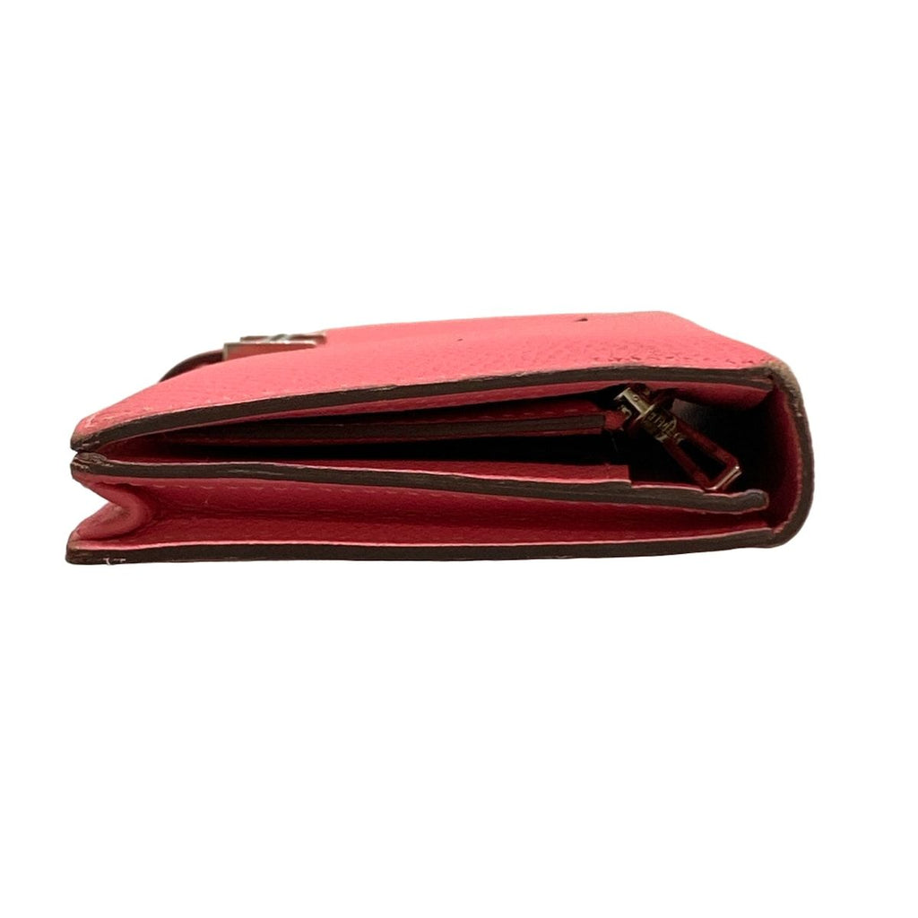 Hermes Wallet Bearn Souffle Pink Silver — view 9