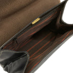 Loewe Handbag Velazquez Dark Brown Black Leather — view 7