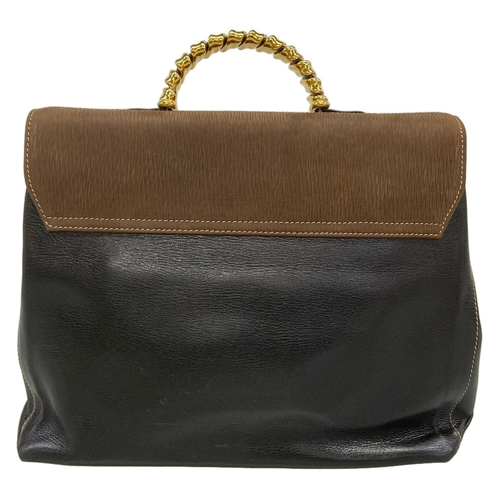 Loewe Handbag Velazquez Dark Brown Black Leather — view 3