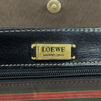Loewe Handbag Velazquez Dark Brown Black Leather — view 9