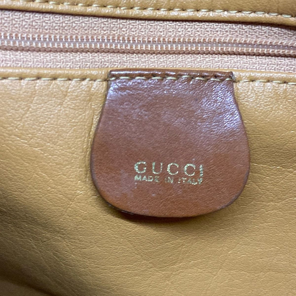 Gucci Tote Bamboo Dark Brown Leather — view 9