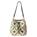 Louis Vuitton Shoulder Bag Monogram Empreinte Brodely Neo Noe Cream Leather