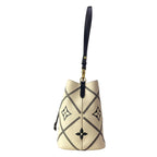 Louis Vuitton Shoulder Bag Monogram Empreinte Brodely Neo Noe Cream Leather — view 4