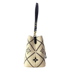 Louis Vuitton Shoulder Bag Monogram Empreinte Brodely Neo Noe Cream Leather — view 2