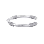 Bottega Veneta Bracelet Calf Bangle Silver — view 2