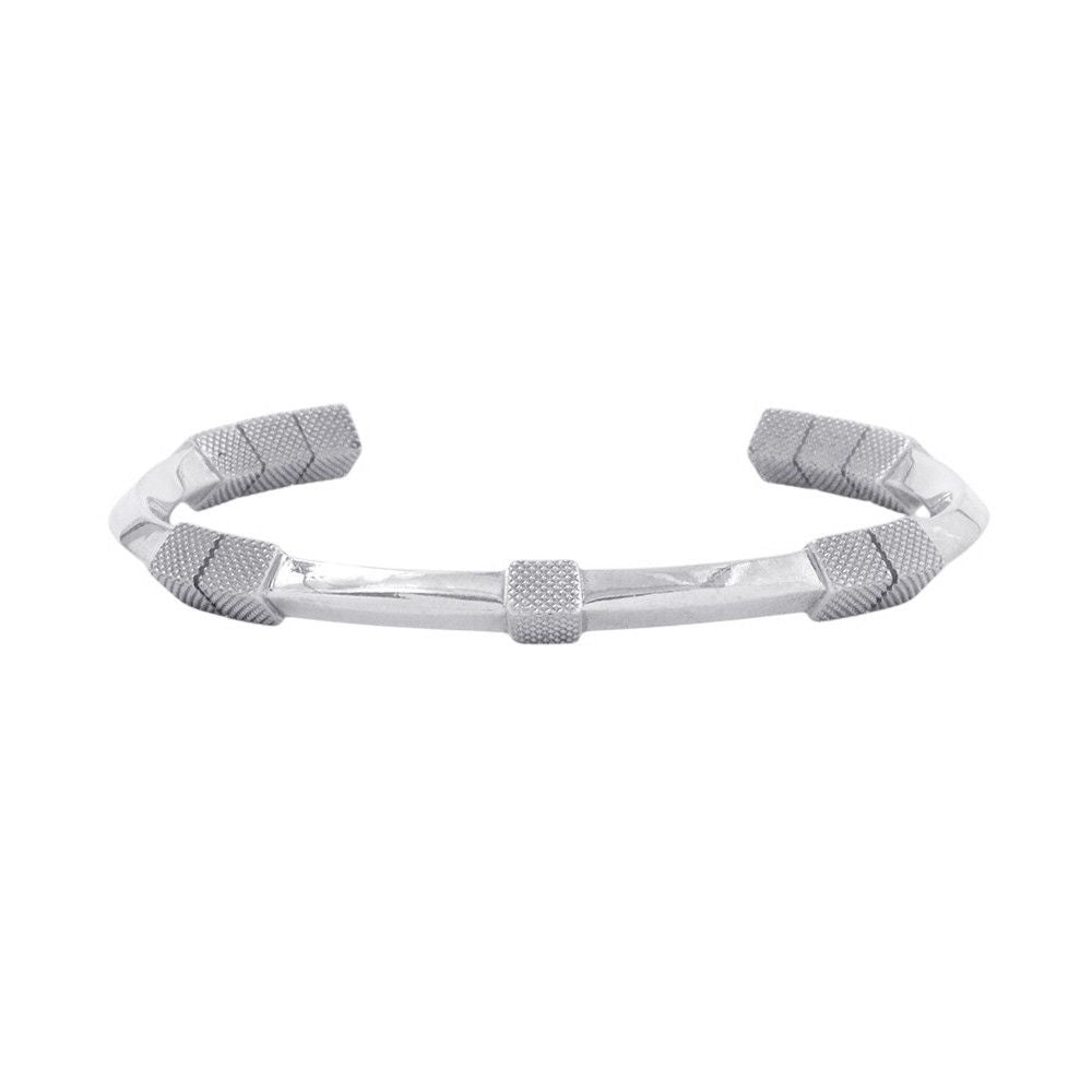 Bottega Veneta Bracelet Calf Bangle Silver