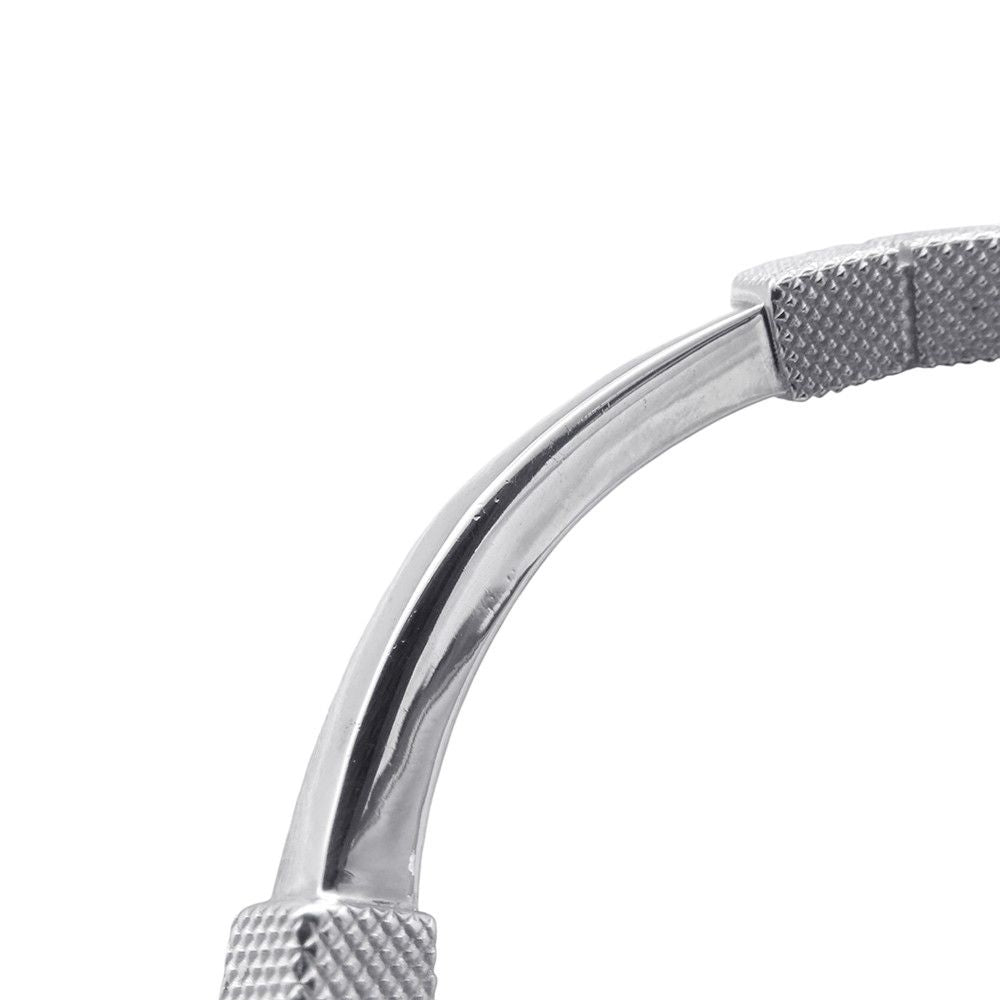 Bottega Veneta Bracelet Calf Bangle Silver — view 6