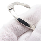 Bottega Veneta Bracelet Calf Bangle Silver — view 5
