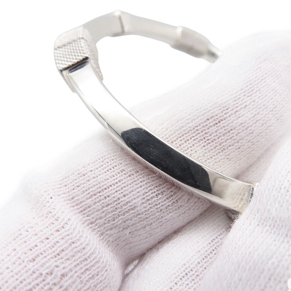 Bottega Veneta Bracelet Calf Bangle Silver — view 5