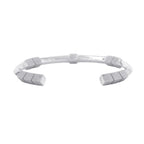 Bottega Veneta Bracelet Calf Bangle Silver — view 3