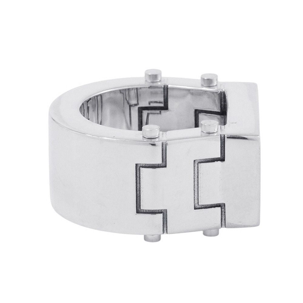 Bottega Veneta Ring Bolt Silver