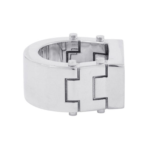 Bottega Veneta Ring Bolt Silver