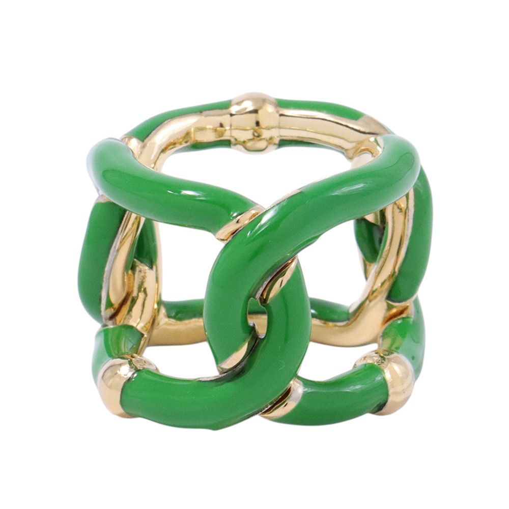 Bottega Veneta Ring Twist Silver Metal Paraki To Enamel