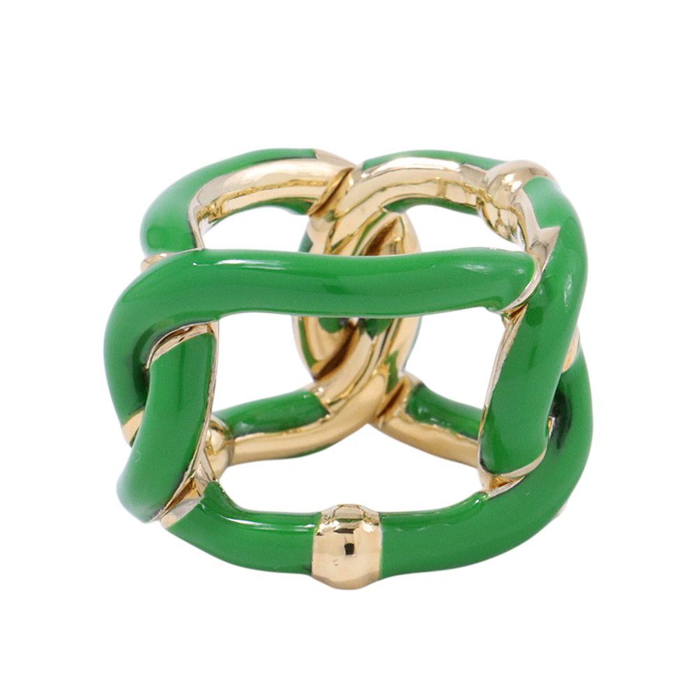 Bottega Veneta Ring Twist Silver Metal Paraki To Enamel