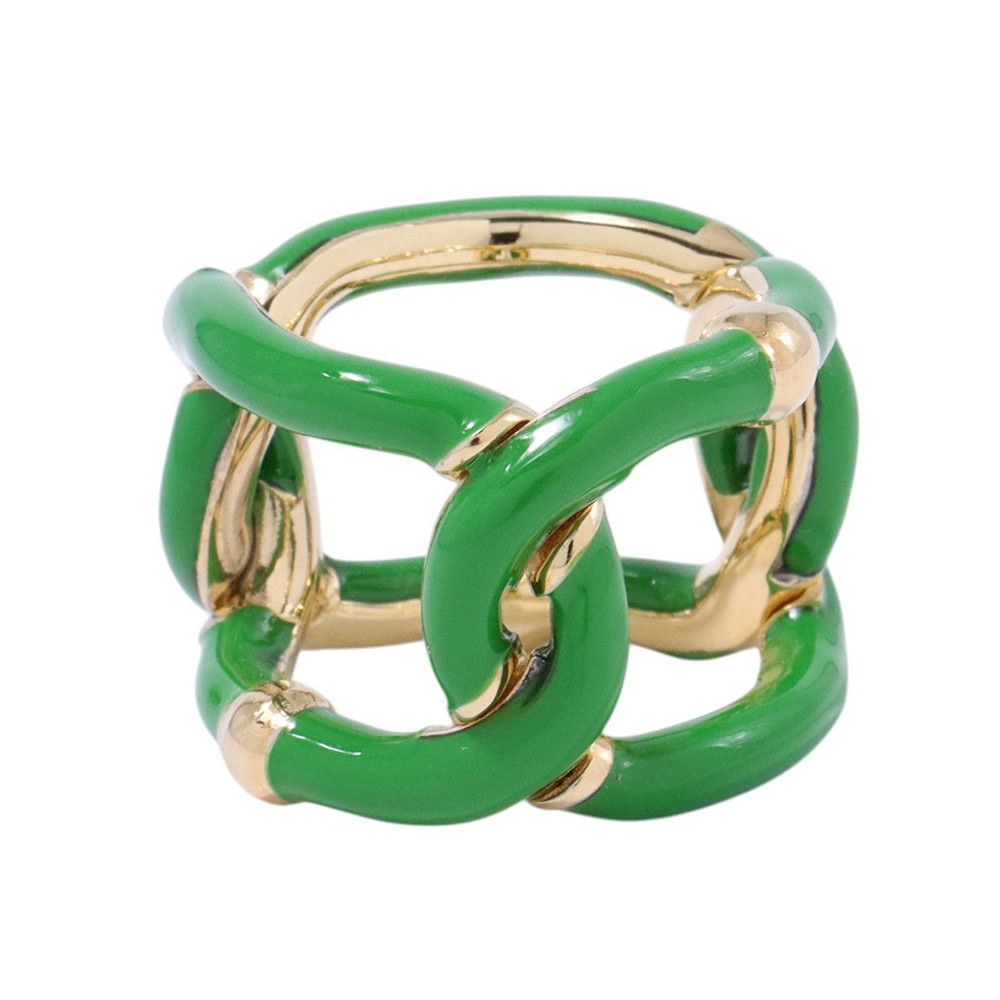Bottega Veneta Ring Twist Silver Metal Paraki To Enamel